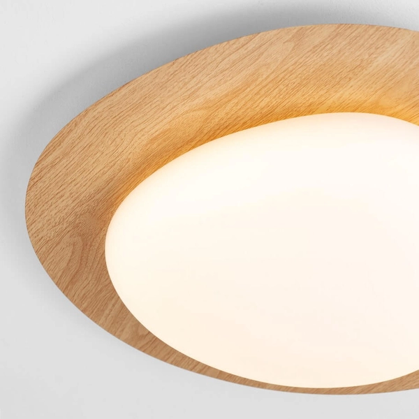 Plafon do kuchni ISIDRO LE44416 LED 21W 3000K nieregularny drewniany biały