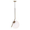 Wisząca lampa salonowa CGMLKUL20CMZWISROSEGOLD różowe złoto