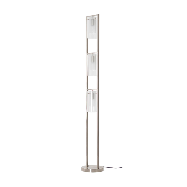 Podłogowa lampa do salonu Conetti SLL0407-3 Italux srebrny