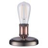 Nocna lampka żarówka Hal 76355 retro miedziany cyna