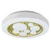 Ledowy plafon z pilotem BUBBLES ML8128 LED 30W 3000-6000K biały złoty