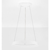 Wisząca lampa ring do sypialni BATALLAS LE44785 LED 38W 3000K biała