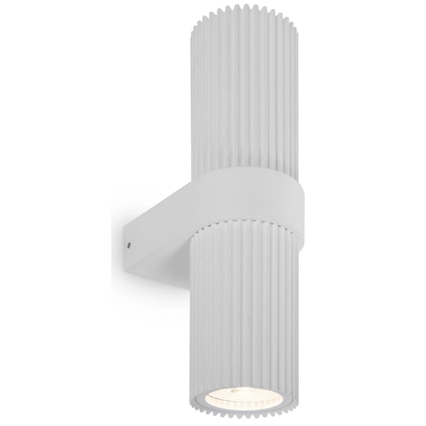 Kinkiet góra-dół Dynamics MOD326WL-02W Maytoni tuba plisowana biała