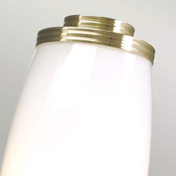 Klasyczna lampa ścienna BATH-ELIOT1-PB do łazienki złota