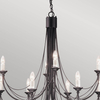 Industrialna lampa wisząca Carisbrooke CB12-BLACK Elstead metalowa czarna