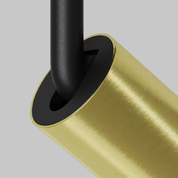 Regulowana lampa szynowa magnetyczna Focus TR032-2-5W3K-M-BBS LED 5W 3000K mosiądz