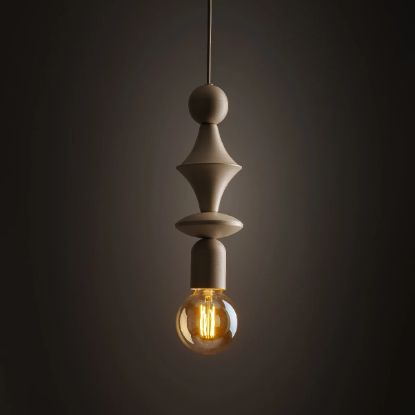 Zwis lampa pojedyncza Tower Sabia 10870 geometryczna beżowy