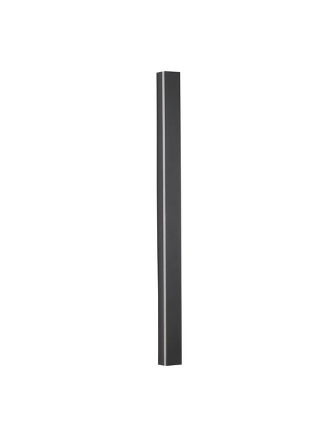 Podłużna lampa ścienna Cerro minimalistyczna LED 29W 3000K czarna