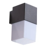 Lampa ścienna na elewację SORANO AZ4446 Azzardo szary IP54 biały