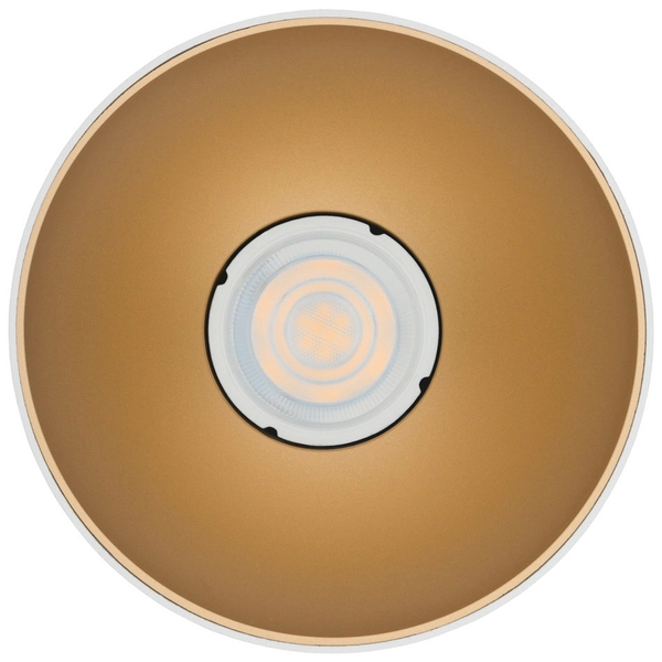 LAMPA sufitowa POINT TONE 8221 Nowodvorski metalowa OPRAWA downlight tuba spot biały złoty