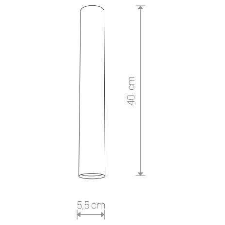 Tuba LAMPA sufitowa EYE L 8913 Nowodvorski metalowa OPRAWA downlight PLAFON mosiądz