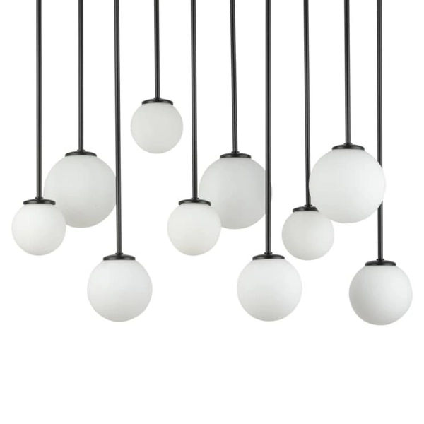 Lampa sufitowa kule kaskada Tulia 33491 Sigma szklany mleczny klosz