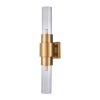 Ścienna lampa góra-dół GLOW NOW-10884W złota 2xG9 do jadalni