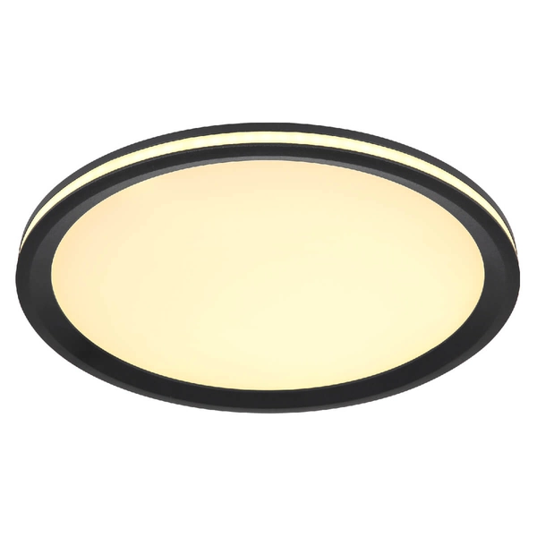 Okrągła lampa sufitowa Belissa 41588D LED 30W 3000K czarna biała