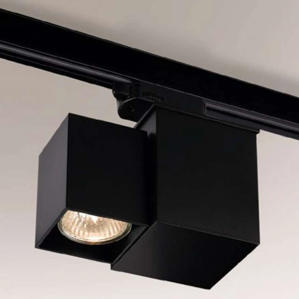 LAMPA sufitowa BIZEN 6629 Shilo reflektorowa OPRAWA regulowana do 3-fazowego systemu szynowego czarna