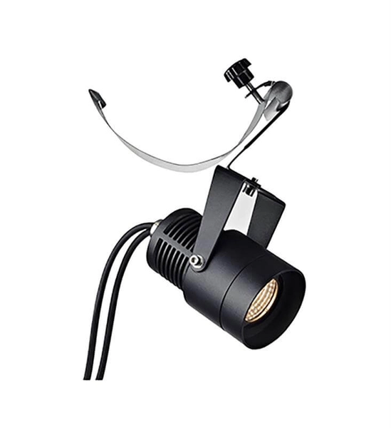 Reflektor czarny spot Garden do ogrodu LED 3W 3000K z regulacją