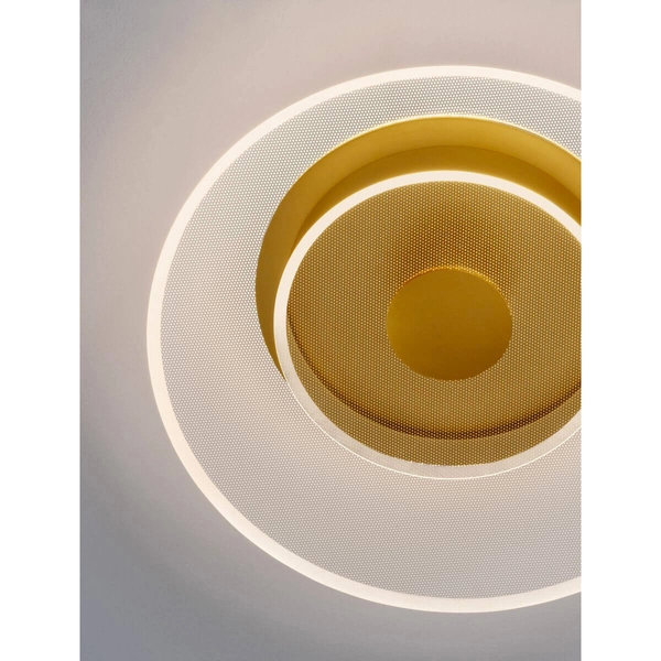 Nasufitowa lampa HUARAL LE44441 LED 29W 3000K okręgi złota przezroczysta