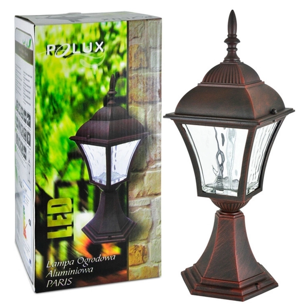 Stojąca lampka Paris 302052 LED 6W 3000K na werandę czerwona