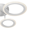 Minimalistyczna lampa sufitowa W7108-2+2 plafon LED 84W biały