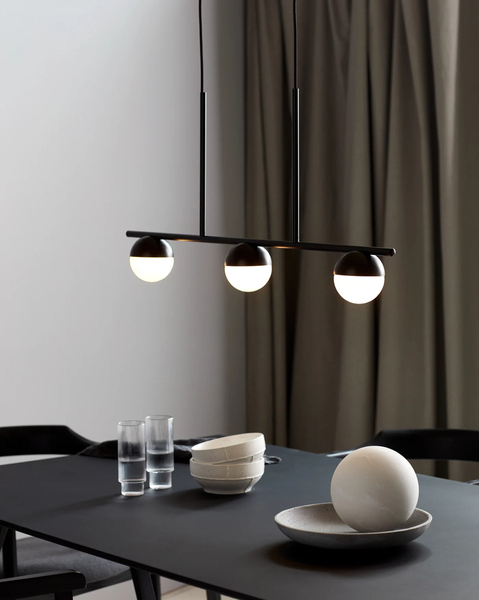 Lampa wisząca Contina 2010953003 Nordlux kule balls czarne
