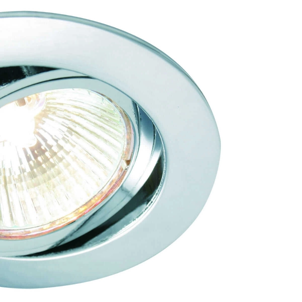 Wpuszczana lampa sufitowa Cast 52332 Saxby regulowana chrom