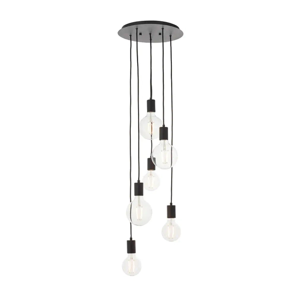 Wisząca lampa na kablu Studio 81535 loftowa czarny matowy