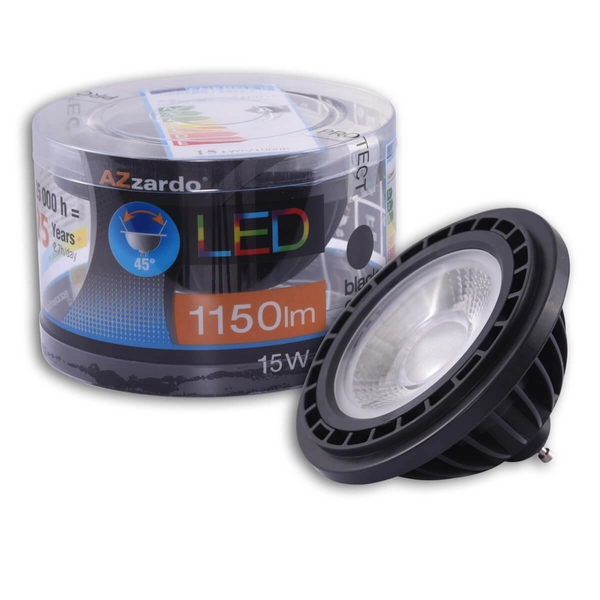 Żarówka AZ1876 Azzardo GU10 15W 1150lm 4000K czarny
