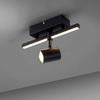 Kierunkowa lampa sufitowa Barik czarny reflektorek do holu