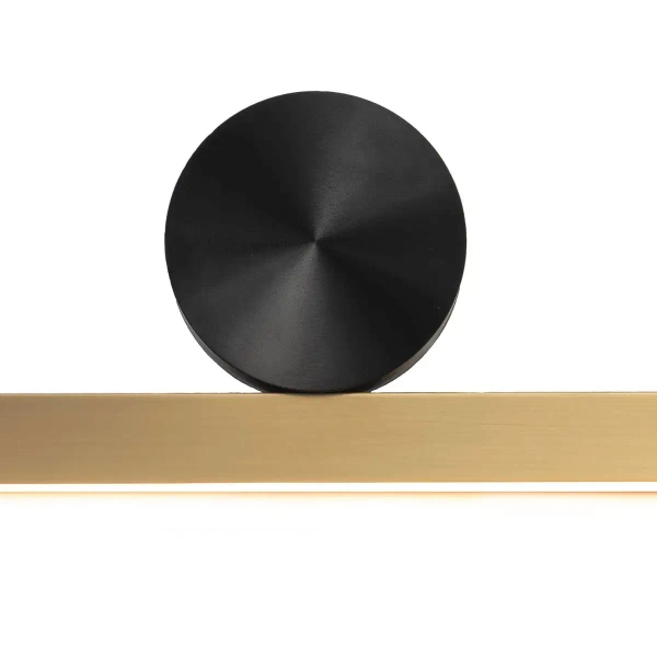 Kinkiet art deco Boogie ST-MD-7014 WALL Step LED 12W 3000K złoty czarny