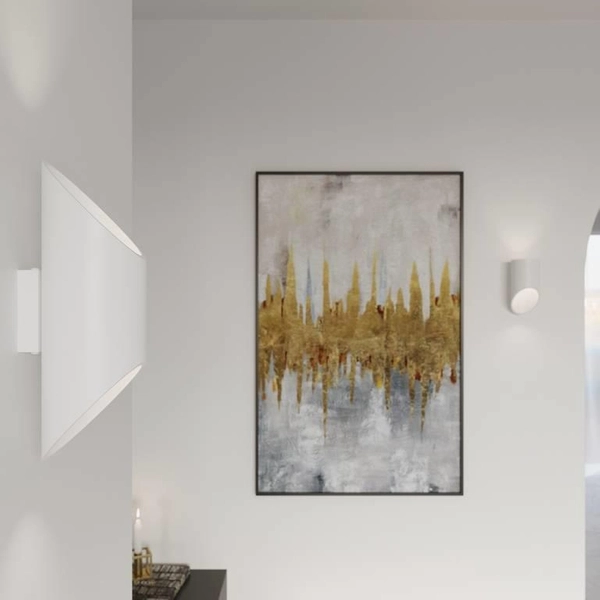 Kinkiet LAMPA ścienna SL.0108 metalowa OPRAWA tuba biała