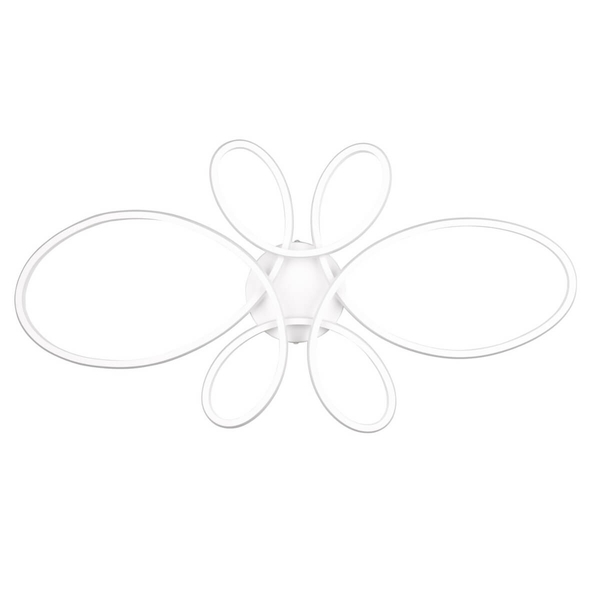 Nowoczesny plafon do sypialni Fly 645619131 LED 32W 4000K biały