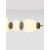 Wisząca lampa nad wyspę FELANZO LE45243 LED 28W 3000K biała złota niebieska