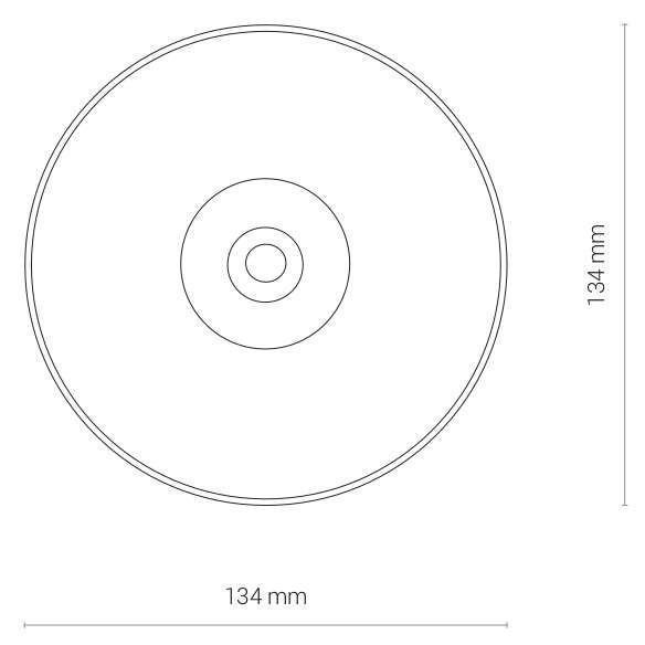 Okrągła LAMPA sufitowa IOS 8736 Nowodvorski metalowy downlight LED 20W 4000K tuba plafon do przedpokoju czarny
