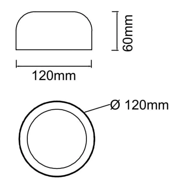 Ledowy plafon do jadalni Cedrone OR85884 LED 8W 3000-6500K biały