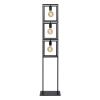 Podłogowa lampa loftowa Luuk 00726/03/30 metalowa z włącznikiem czarna