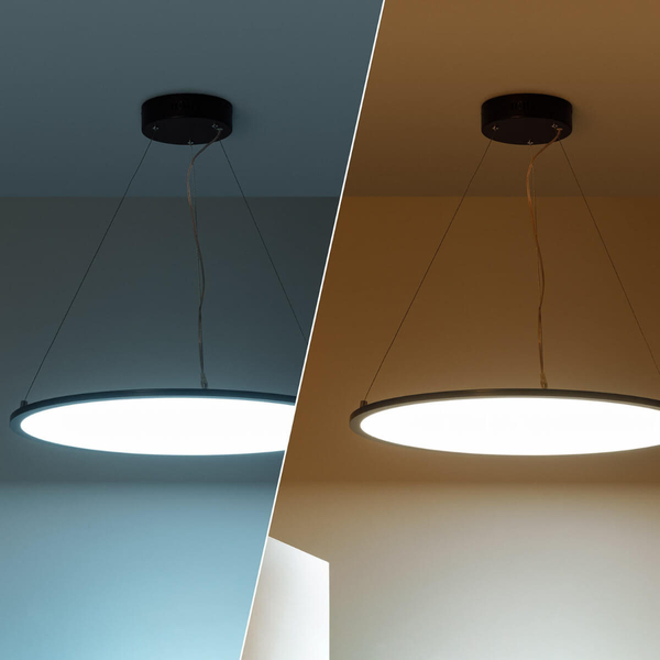 Zwisająca lampa Biuro ABR-LWBO-36W-3000K LED 36W 3000K okrąg czarna