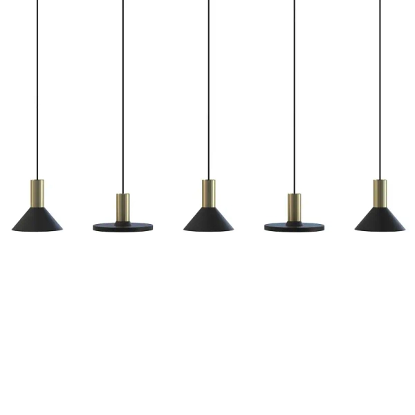 Wisząca lampa nad stół HERMANOS 8032 do jadalni czarna