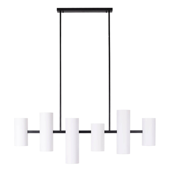 Lampa wisząca Laxer P0504 Maxlight wielopunktowa tuby metal biały