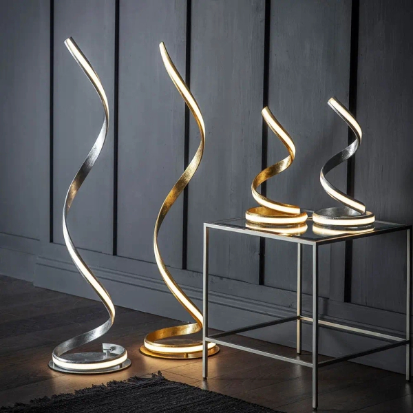 Stołowa lampa spirala Aria 95842 LED 18W 3000K do salonu złoty
