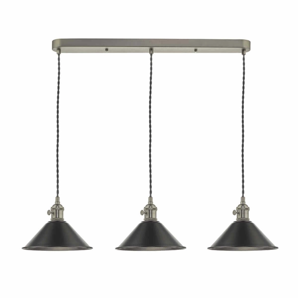 Kuchenna lampa wisząca Hadano HAD3661-02 Dar Lighting chrom cyna czarna
