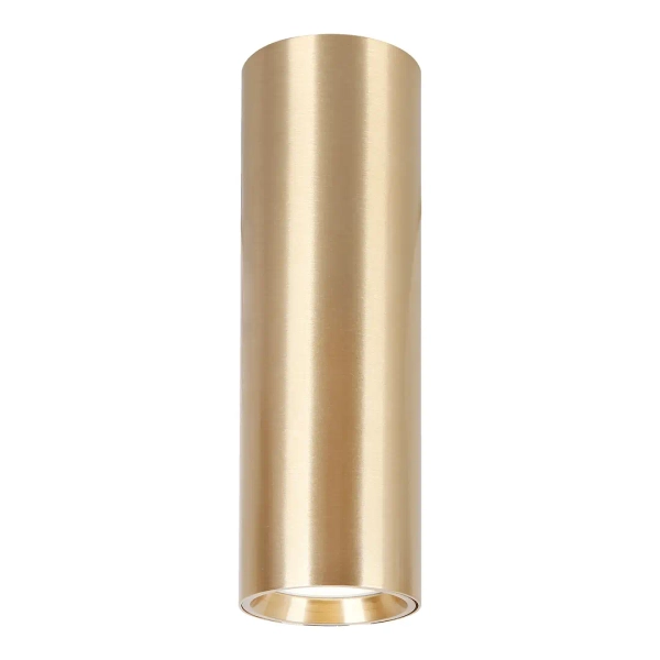 Podłużna lampa sufitowa GENESIS ML0386 tubka złota