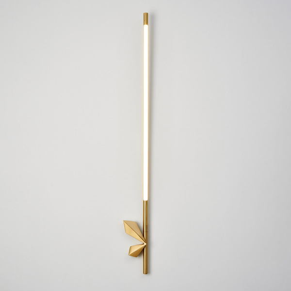 Minimalistyczna lampa ścienna FLORENCE ST-9515 GOLD LED 5W 3000K złoty