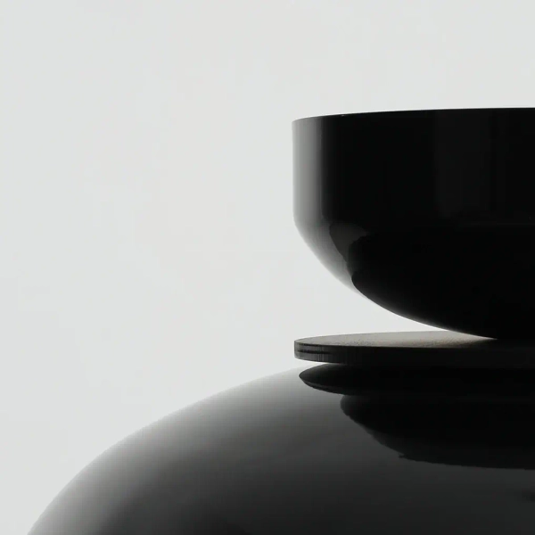 Kuchenna wisząca lampa ALDO 1152G3_3_C metalowa czarna