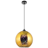 LAMPA wisząca VEN W-103/300 szklana OPRAWA zwis galaktyka kula ball złota