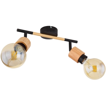 Regulowana LAMPA sufitowa JORNA 54031-2 Globo metalowa OPRAWA regulowane reflektorki czarne drewno