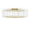 Jadalniany plafon Crown MSE010100366 Moosee LED 24W 3000K crystal złoty przezroczysty
