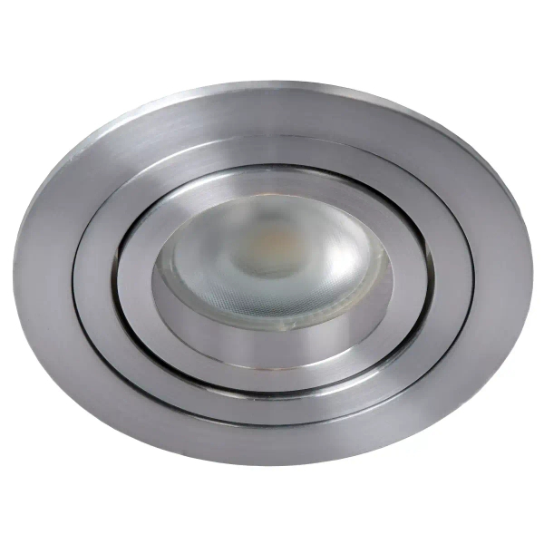 Oczko lampa sufitowa TUBE 22954/01/12 Lucide okrągła srebrna