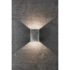Ogrodowa lampa ścienna Fold 2019041031 LED 7,5W 3000K IP54 cyna