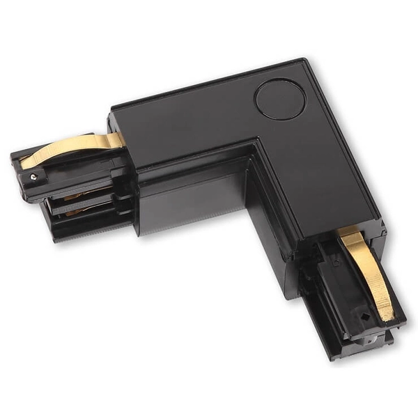 Prawy łącznik do szyn trójfazowych typu "L" MHT1-L/R-BK TRACK Maxlight czarny