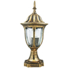 Ogrodowa LAMPA stojąca FLORENCJA 302588 Polux zewnętrzna OPRAWA metalowa latarenka outdoor IP43 patyna przezroczysta